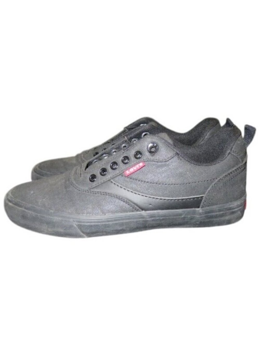 Levi's Comfort Bed Antifatigue Casual Denim & Leather Sneakers in Black men's 8.